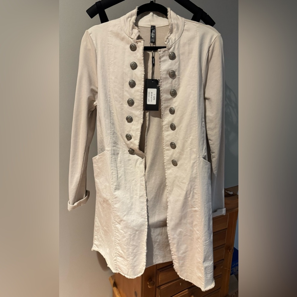 Venti6 Long Sgt Pepper Military Style Jacket sz LG